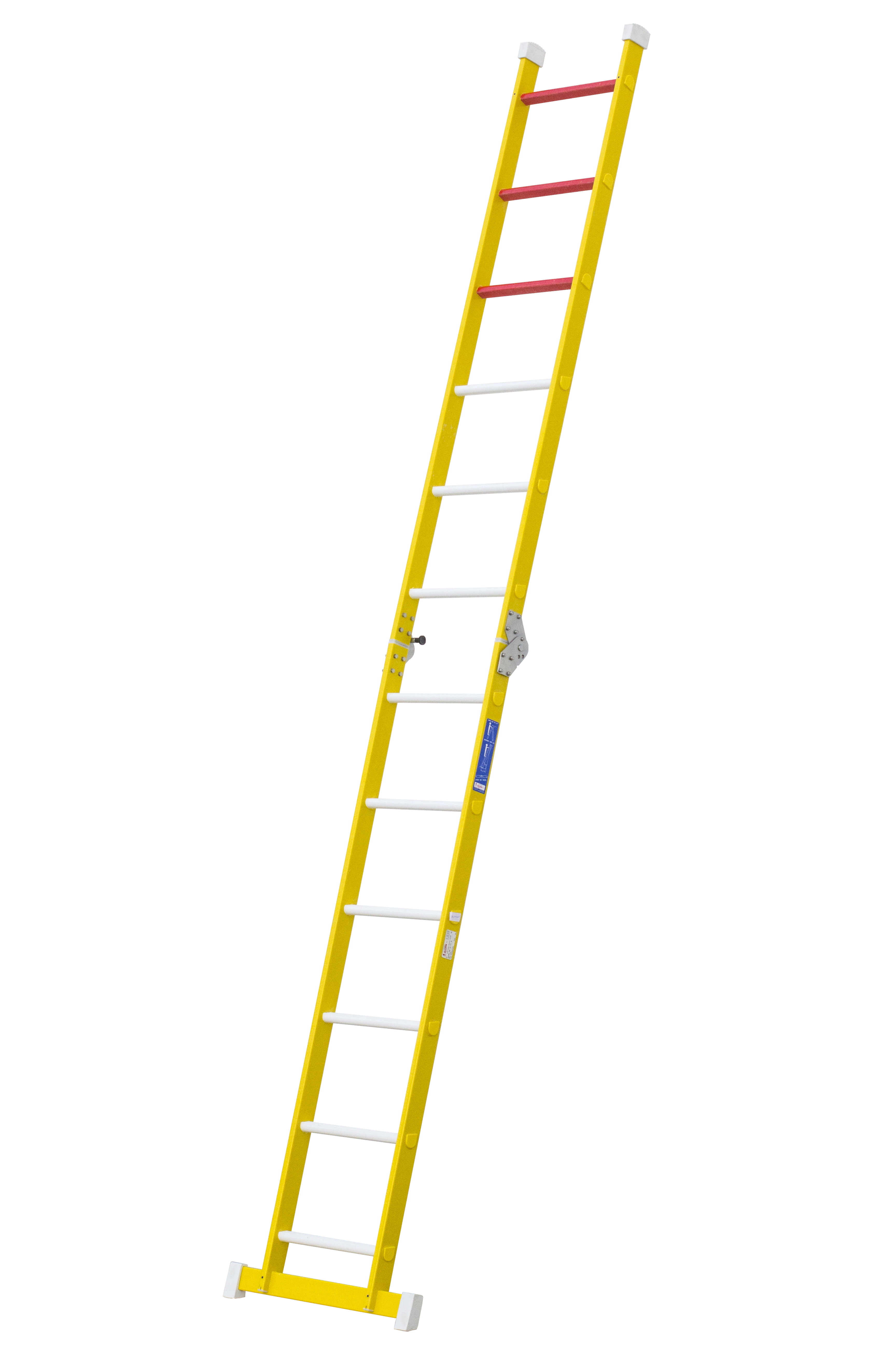 ESCALERA FIBRA 1 TRAMO 12P PLEGABLE 1,74-3,40