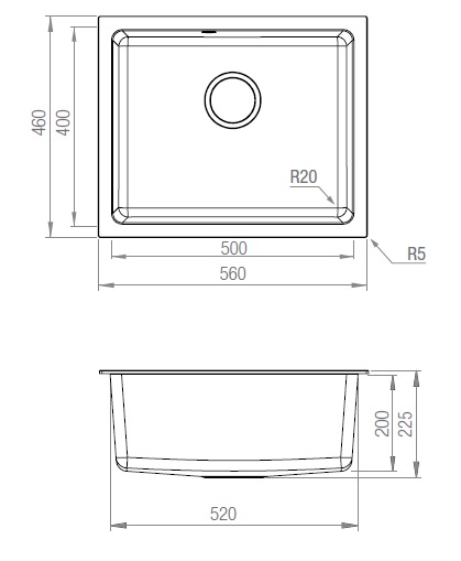 CUBETA GRT TI 5040 GRIS