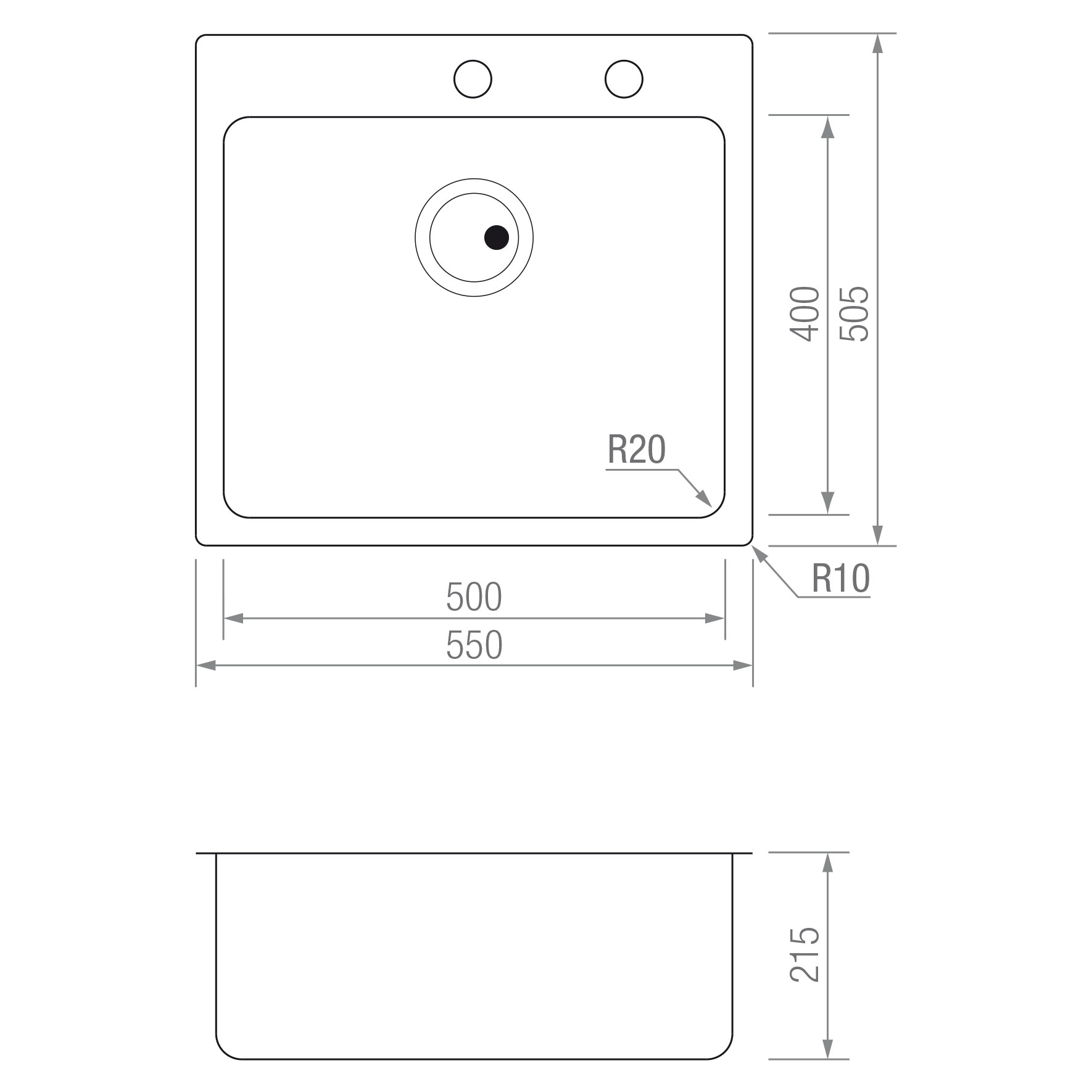 FREGADERO ZEN FG 5040 A