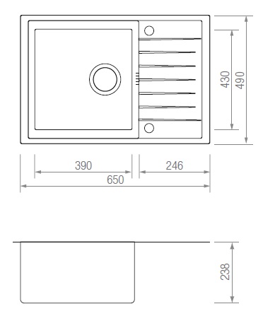FREGADERO GRT CE 65 B