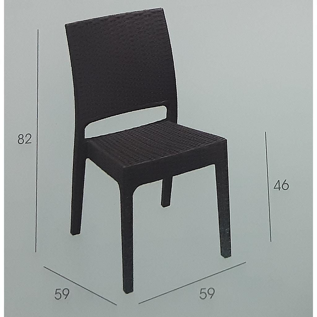 SILLA TAIRA CHOCOLATE