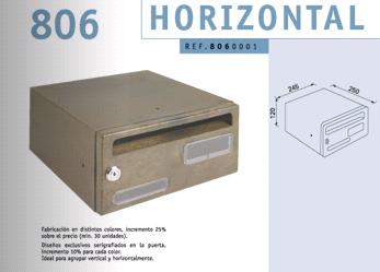 BUZON HORIZONTAL MADERA