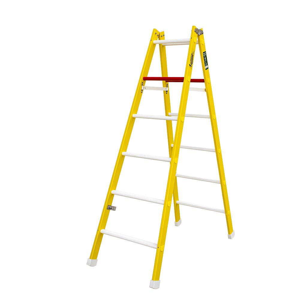 ESCALERA FIBRA TIJERA 2X6 1,77
