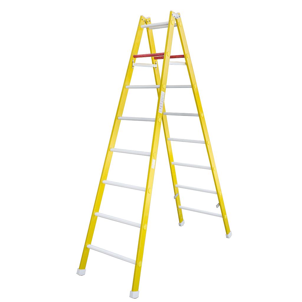 ESCALERA FIBRA TIJERA 2X8 2,33
