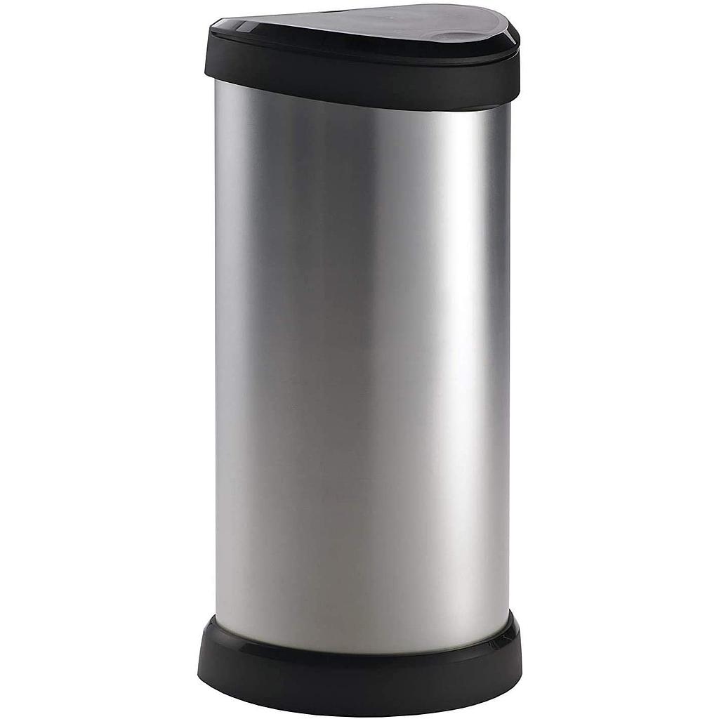 CUBO DECOBIN PUSH 40L PLATA