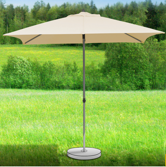 PARASOL PUSH-UP 250X200 ARENA COL 040 (GLATZ)