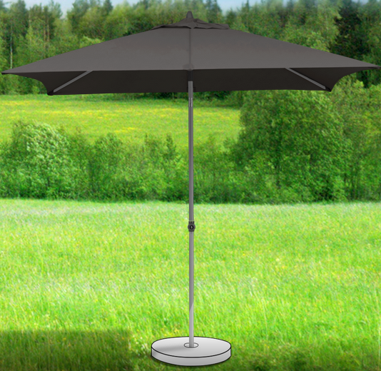 PARASOL PUSH-UP 250X200 GREY COL 057 (GLATZ)
