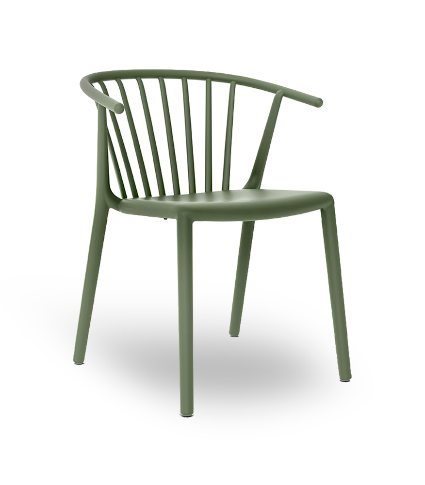 SILLON WOODY GRIS VERDOSO