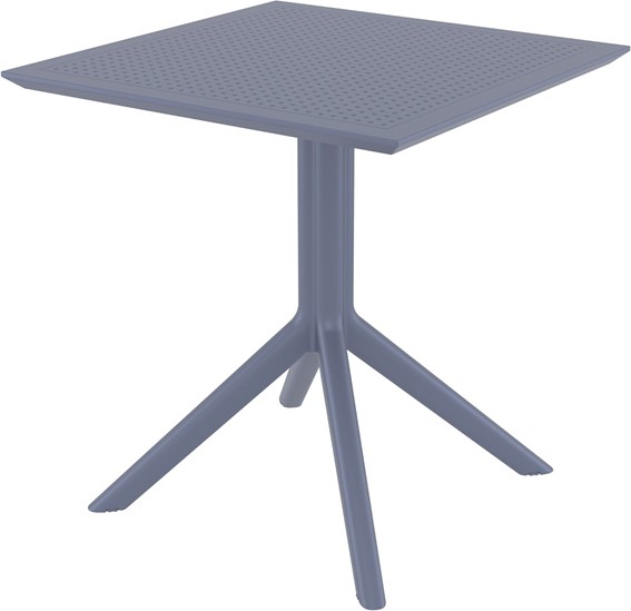 MESA SKY 70X70 GRIS OSCURO