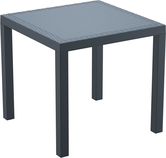 MESA ORLANDO RATTAN GRIS OSCURO