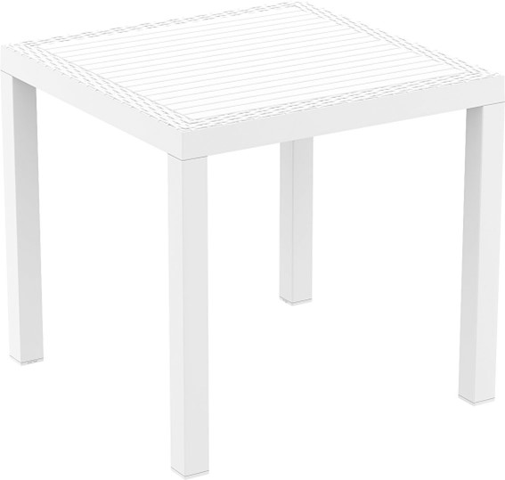 MESA ORLANDO RATTAN BLANCO