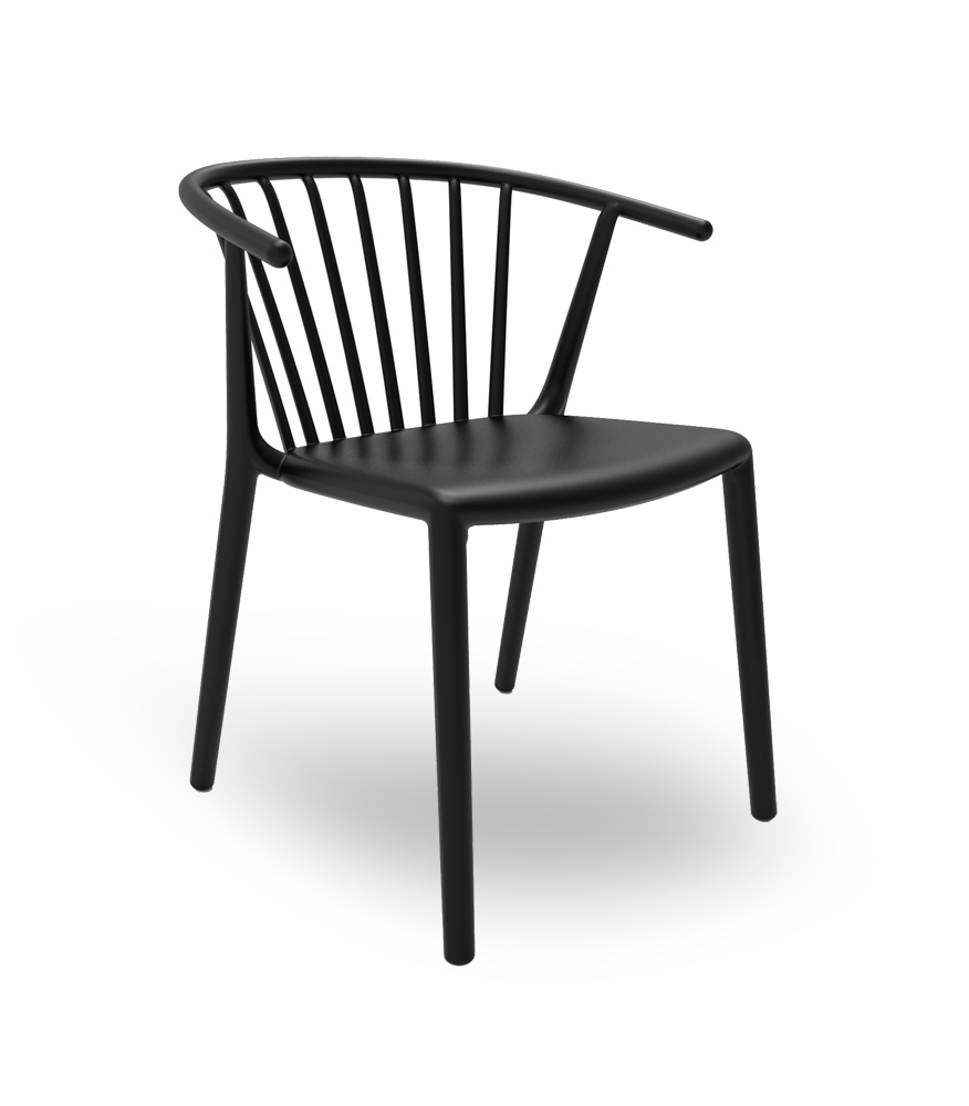 SILLON WOODY NEGRO