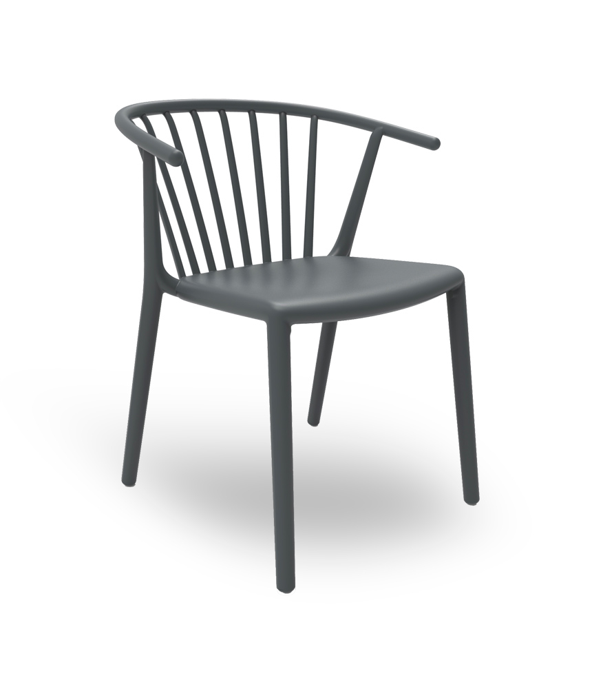 SILLON WOODY GRIS OSCURO