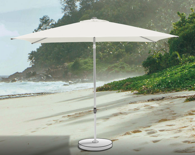 PARASOL POP-UP 250 SAND WHITE 050 (GLATZ)