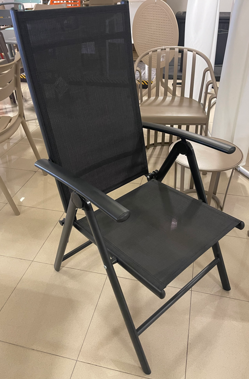 SILLA AMERICA 5 POSIC TEXT NEGRA