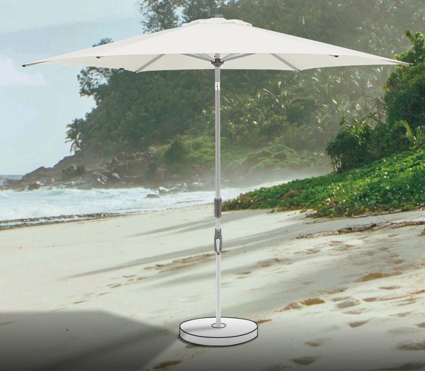 PARASOL SLIDE 250 SAND WHITE 050 (GLATZ)