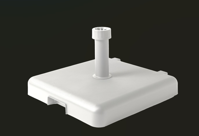 BASE PARASOL SQUARE BLANCA 30KGS