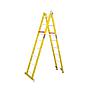 ESCALERA FIBRA COMBINADA 2X8 2,32-4,12