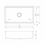 FREGADERO STEP C 80 C/ ACCESORIOS