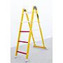 ESCALERA FIBRA 1 TRAMO 10P PLEGABLE 1,46-2,84