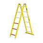 ESCALERA FIBRA 1 TRAMO 12P PLEGABLE 1,74-3,40